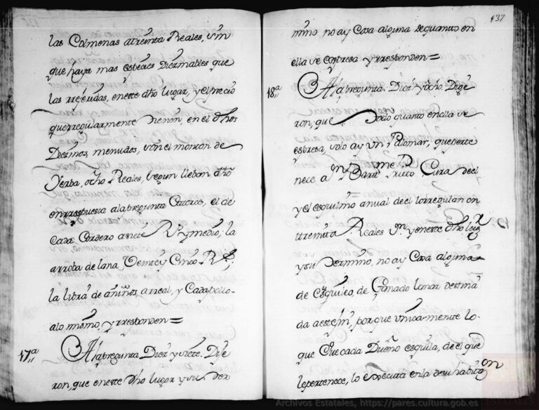 Curillas: Catastro de Ensenada, libro 348, imagen 143 del manuscrito