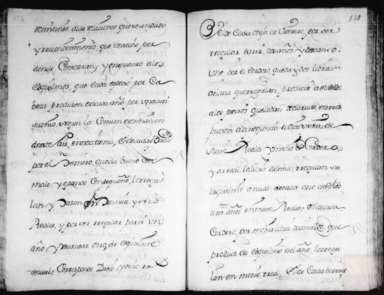 Curillas: Catastro de Ensenada, libro 348, imagen 145 del manuscrito