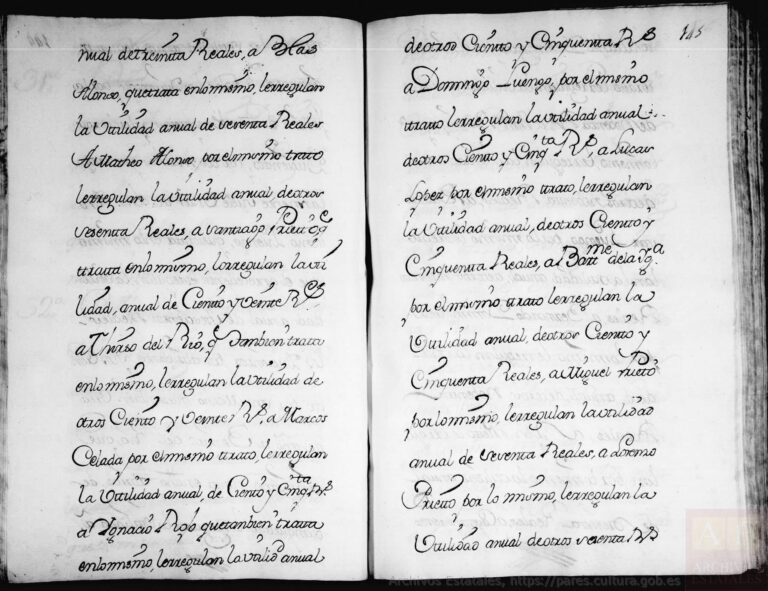 Curillas: Catastro de Ensenada, libro 348, imagen 151 del manuscrito