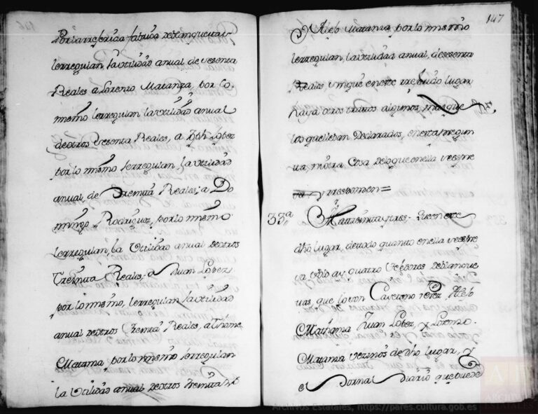Curillas: Catastro de Ensenada, libro 348, imagen 153 del manuscrito