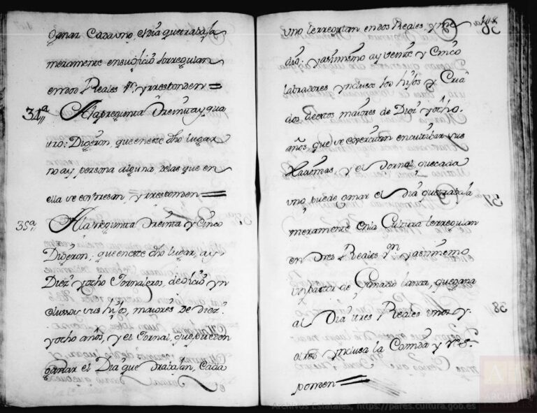 Curillas: Catastro de Ensenada, libro 348, imagen 154 del manuscrito